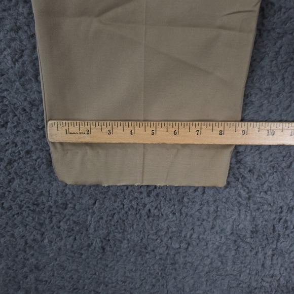 Vintage Dockers Pants Mens 34x30‎ Beige Khaki Retro 98' Relaxed Fit Flat Front - Picture 6 of 11